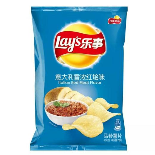 【零食】乐事薯片红烩味70g/袋 商品图0