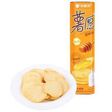 【零食】薯愿蜂蜜牛奶味104g/袋 商品图0
