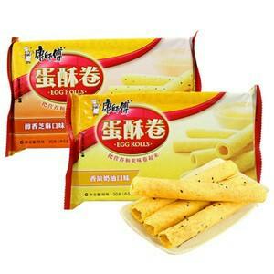 【零食】康师傅蛋酥卷奶油味90g/袋 商品图0