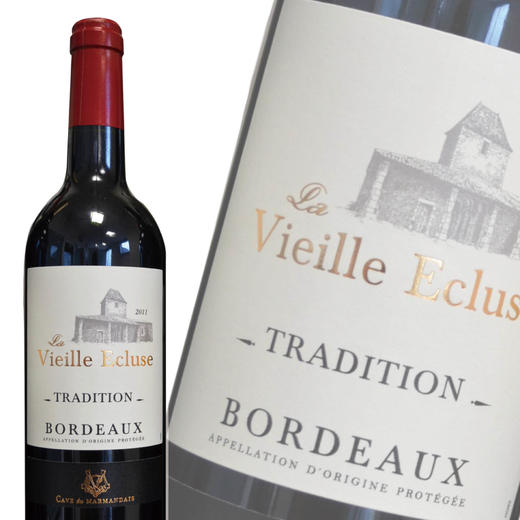 维丽埃克斯-波尔多红葡萄酒 La Vieille Ecluse tradition Bordeaux 750ml 商品图0