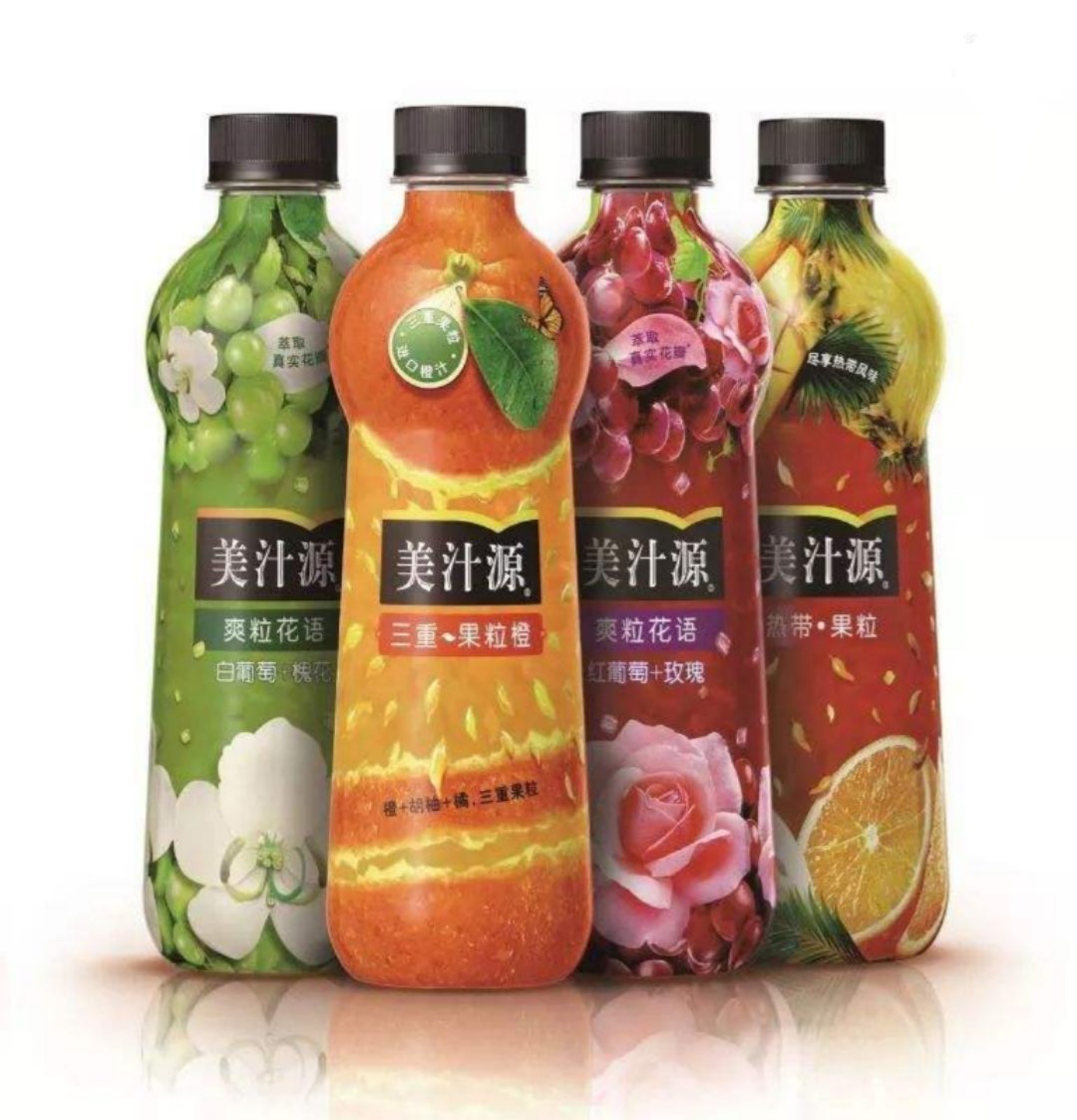 美汁源 爽粒花语 420ml