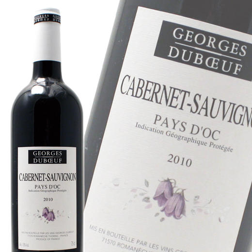 法国原瓶进口红酒 乔治杜博夫赤霞珠干红葡萄酒 Georges Duboeuf Cabernet Sauvignon 单支装750ml 商品图0