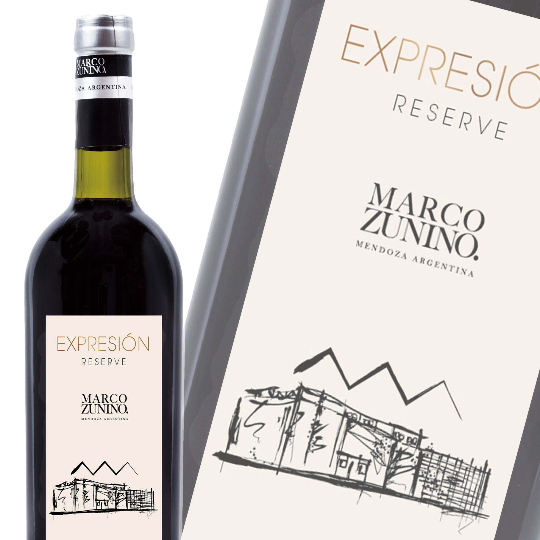 马克卓尼酒庄珍藏马尔贝克红葡萄酒 Marco Zunino Malbec 750ml