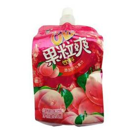 【零食】喜之郎果粒爽水蜜桃味350ML/袋