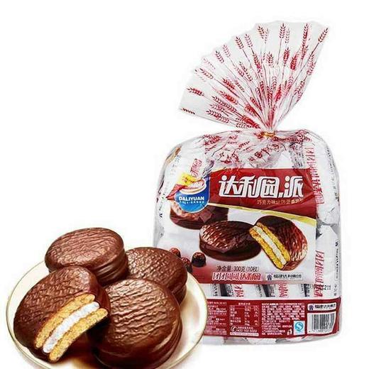 【零食】达利园派巧克力味10枚装 商品图0
