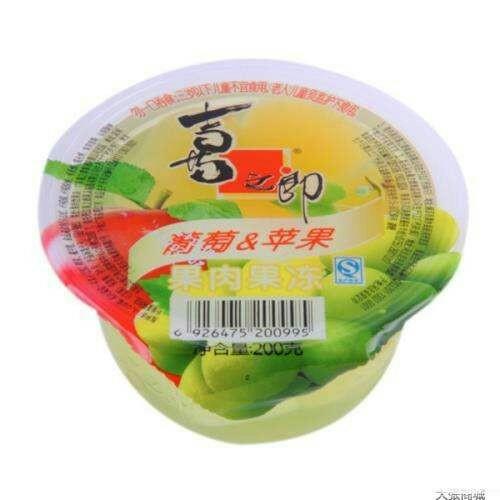【零食】喜之郎果肉杯葡萄味200g/盒 商品图0