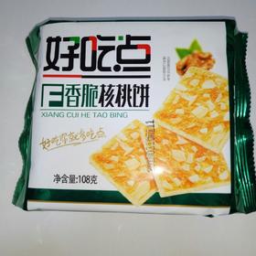 【零食】达利好吃点香脆核桃饼108g/袋