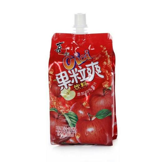 【零食】喜之郎果粒爽苹果味350ml/袋 商品图0