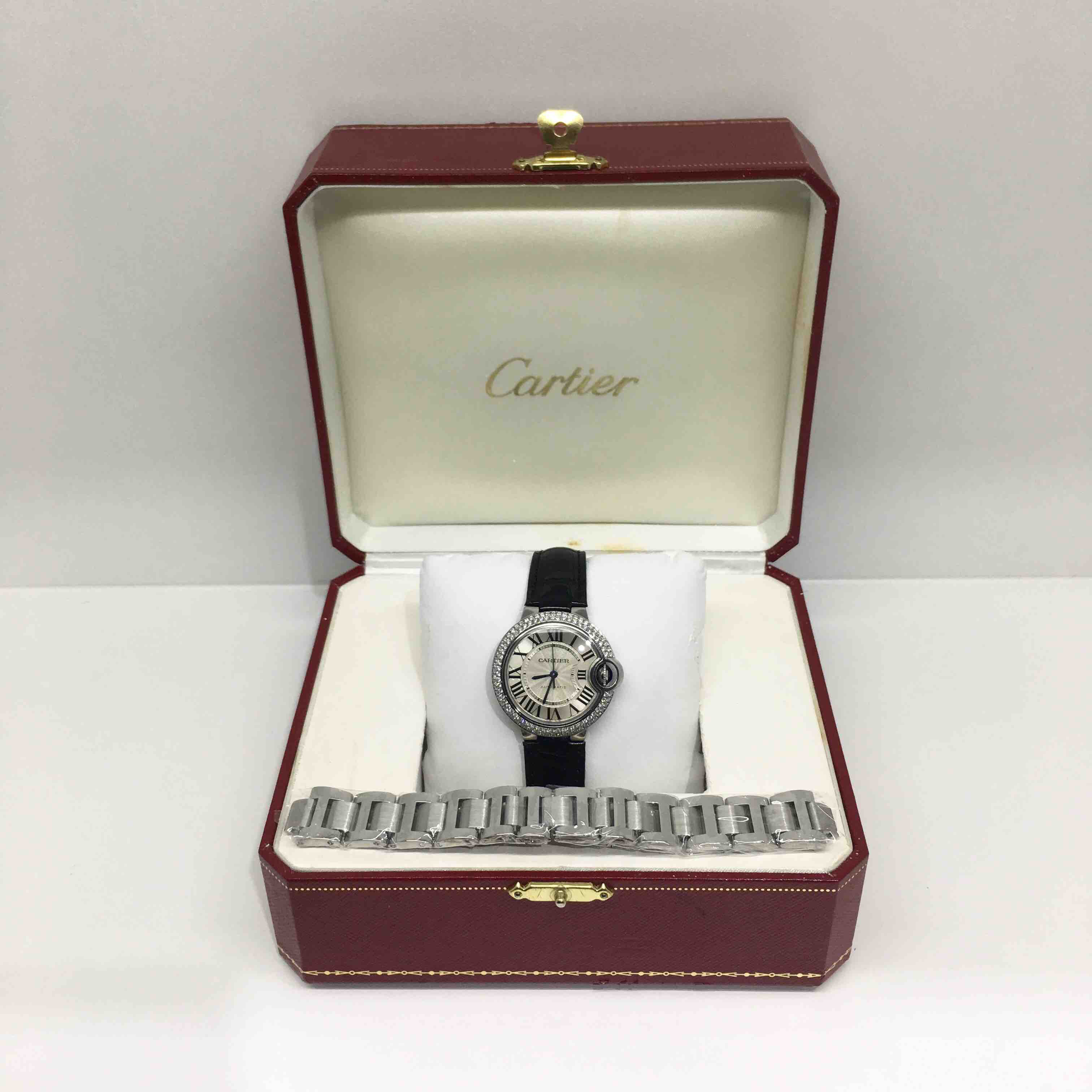 cartier 卡地亚·蓝气球 成色:97新表径:33mm 配件:盒子(无枕头)表带