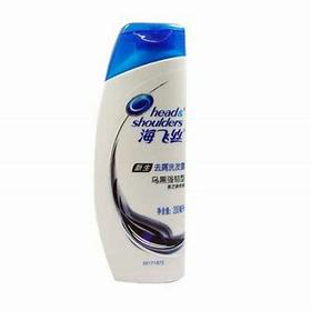 【洗护】海飞丝乌黑强韧型洗发水200g/瓶