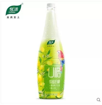 悦活柠檬U格芒果优格乳酸菌1.25升大瓶饮料 婚宴酒席餐饮果汁 商品图3