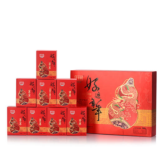 御食园 北京特产 好运年年980g特产礼盒 传统北京果脯礼盒 小吃食品商务馈赠员工福利 商品图3