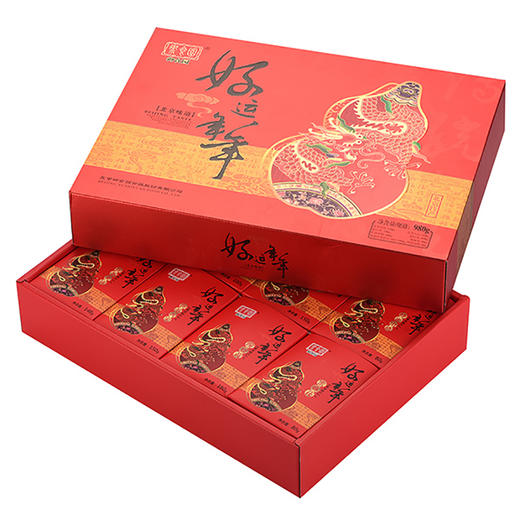 御食园 北京特产 好运年年980g特产礼盒 传统北京果脯礼盒 小吃食品商务馈赠员工福利 商品图1
