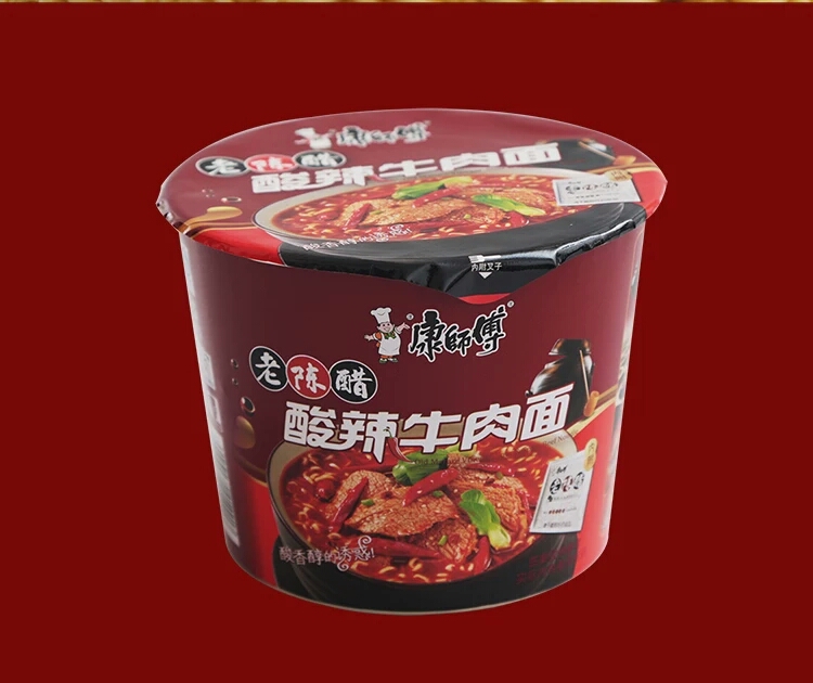 蓝湾 康师傅酸辣牛肉面桶装