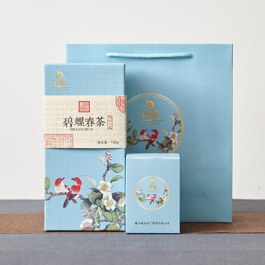 碧螺丨明前碧螺春 花开富贵礼盒 一级 120g 预计3月29日发货   商品图0