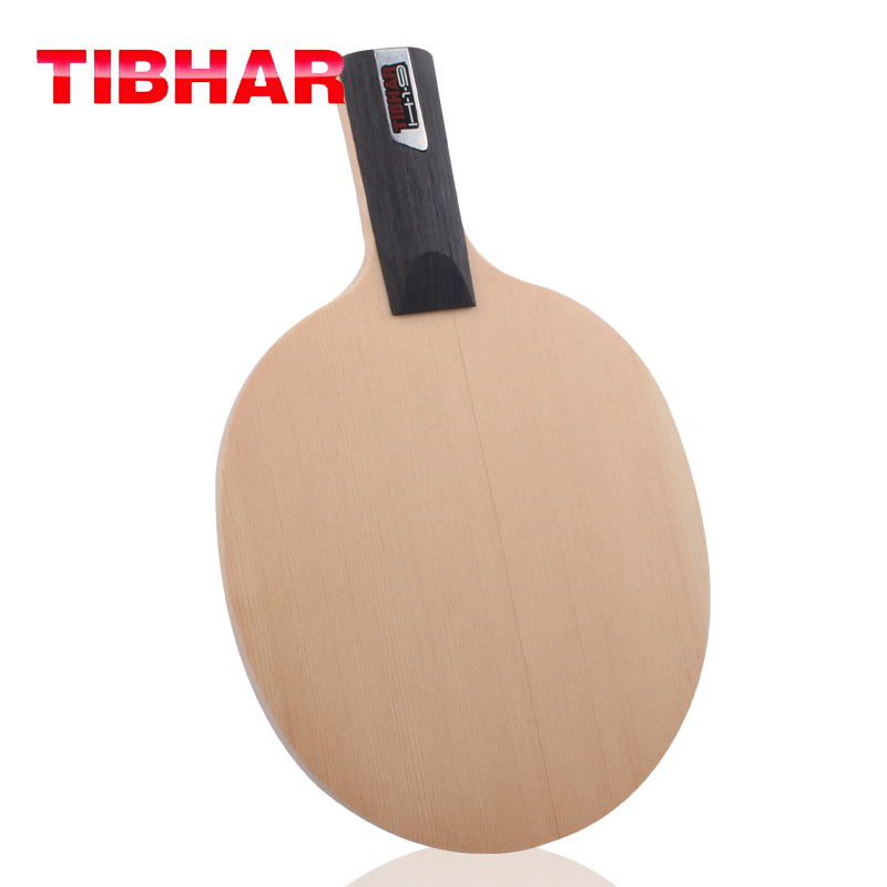 tibhar挺拔桧皇乒乓球拍底板h-1-9单层纯桧木弧圈暴攻
