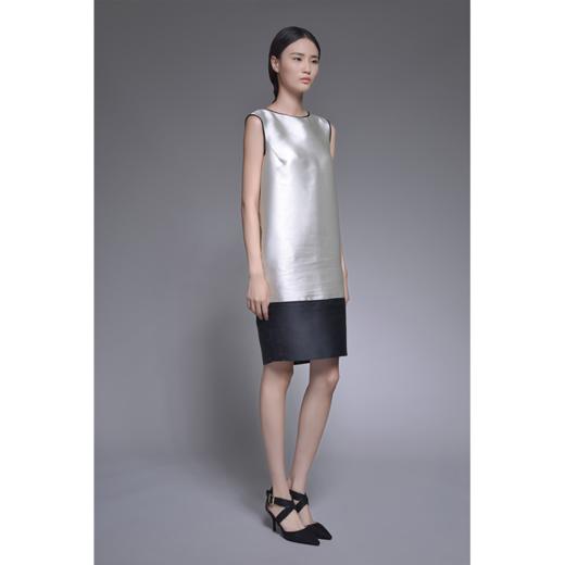 光泽质感礼服裙 商品图0