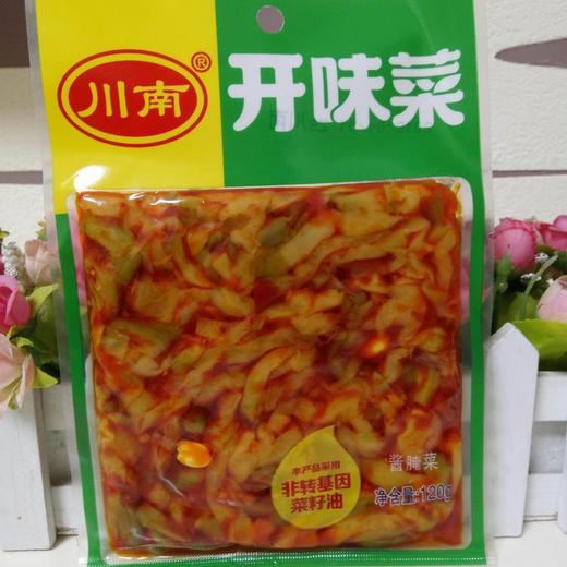 川南黄花什锦爽口开胃菜红油豇豆榨菜下饭菜麻辣三丝120g 商品图2