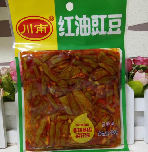 川南黄花什锦爽口开胃菜红油豇豆榨菜下饭菜麻辣三丝120g 商品图0