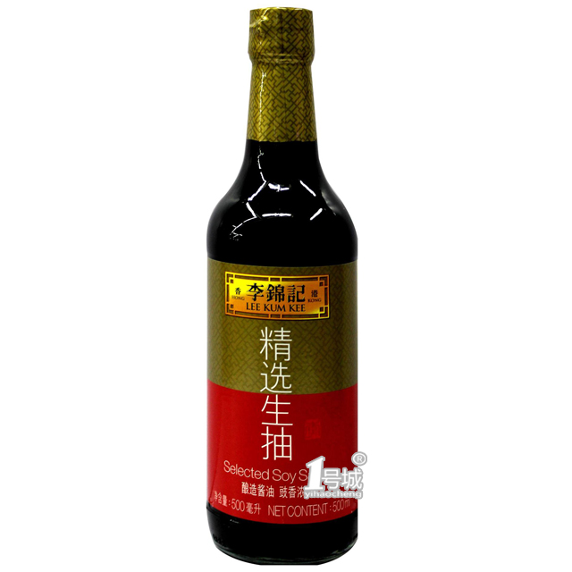 李锦记精选生抽500ml/瓶