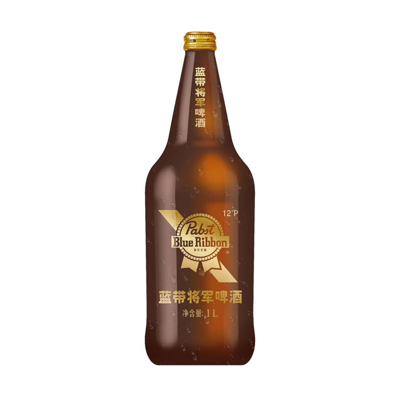 蓝带大将军啤酒 1l