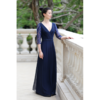 雅致蕾丝长袖晚礼服 商品缩略图0