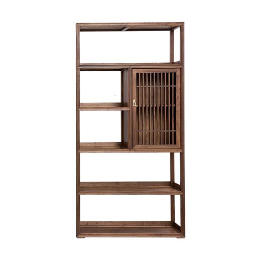 新仿黑胡桃木新中式书架百宝阁架子QN1608001668 Newly made Black walnut wood Reproduction Display shelf 商品图1