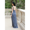 雅灰珠饰弹力晚礼服 商品缩略图2
