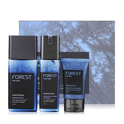 〖韩国〗悦诗风吟（Innisfree）蓝色森林保湿男士水乳护肤（套装） 商品图0