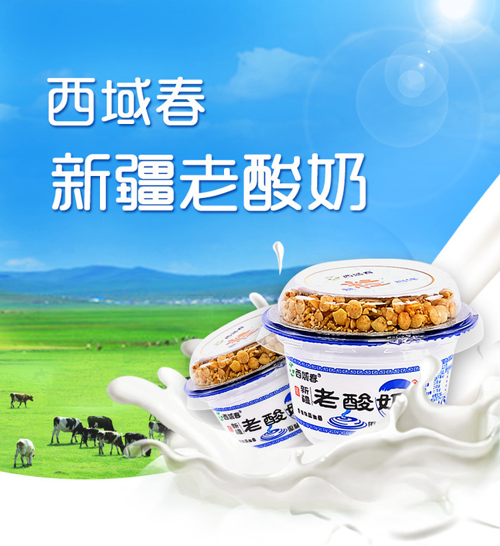 西域春麦粒老酸奶