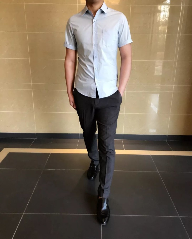 180cm160斤男生体型图,180cm150斤男生体型图 夏季主打 清爽棉质~弹力府绸 !男士商务休闲百搭款
