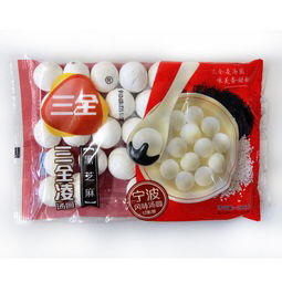 【速冻食品】三全汤圆黑芝麻500g/袋