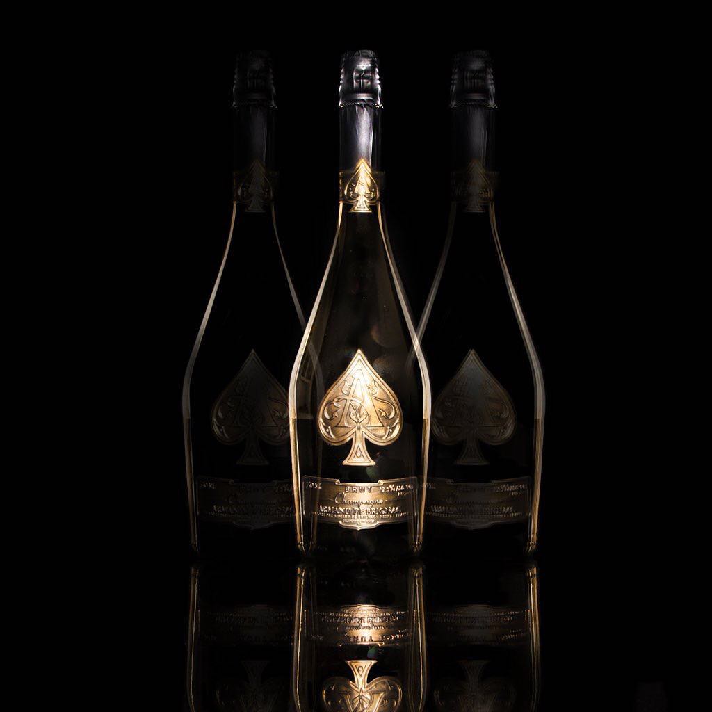 法国黑桃a香槟 armand de brignac 奢华钢琴烤漆礼盒