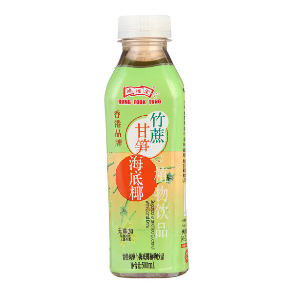 "鸿福堂"竹蔗甘笋海底椰植物饮品 500ml