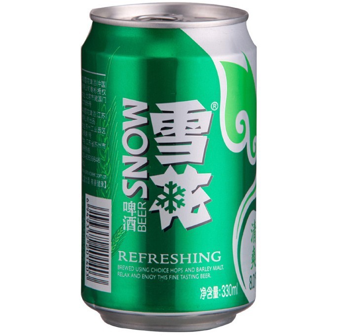 雪花 清爽啤酒 330ml/罐