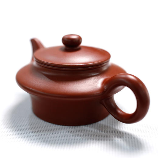 【虚扁壶】张立谋大师手工紫砂壶 商品图7
