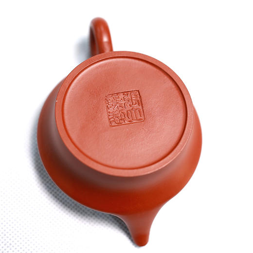 【虚扁壶】张立谋大师手工紫砂壶 商品图6