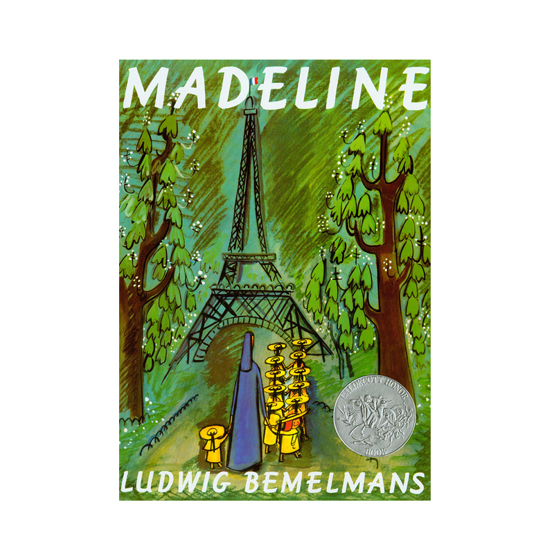 英文原版绘本 美国进口 凯迪克奖作品 madeline 玛德琳【平装】