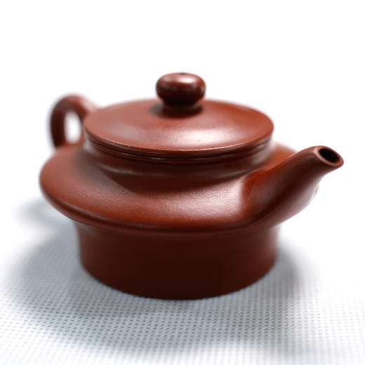 【虚扁壶】张立谋大师手工紫砂壶 商品图5