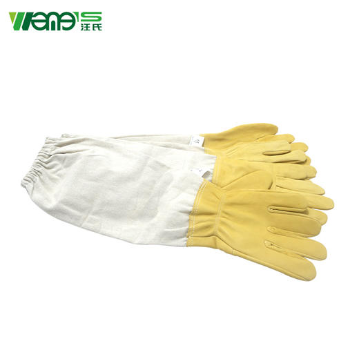 【正品保证】汪氏蜂药蜂具羊皮手套养蜂专用手套蜂具防蜂手套出口品质 商品图1