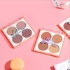 【化妆品】美时 四色眼影盘 南瓜妆 日落色 珠光哑光彩妆盘 商品缩略图2