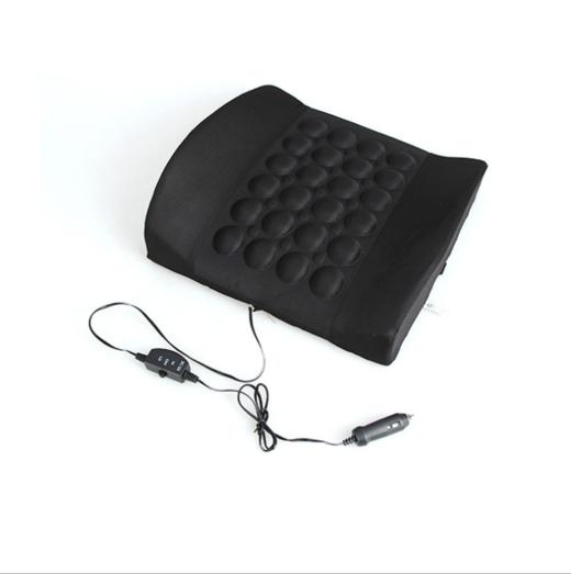 【汽车用品】汽车腰靠 靠椅按摩腰靠 12V可印LOGO靠垫 车载电动腰靠 商品图1