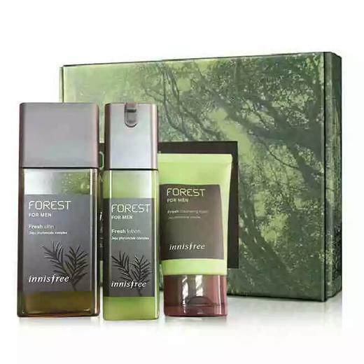 【现货】Innisfree 悦诗风吟森林男士保湿水乳/控油清爽套装套盒 商品图0