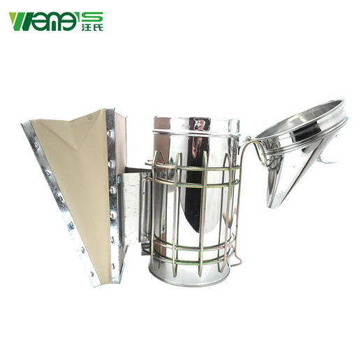 汪氏蜂具高品质不锈钢喷烟器中号熏烟器养蜂工具蜂具 商品图1