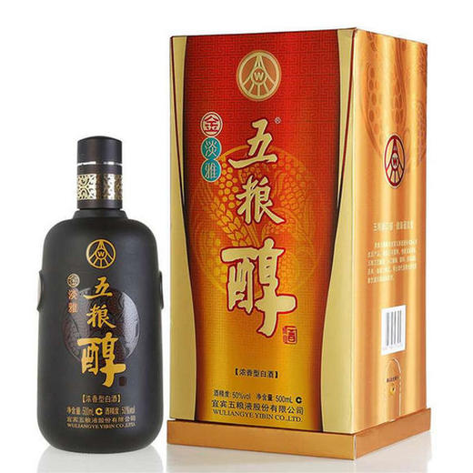 50度金淡雅五粮醇500ml 单瓶 商品图0