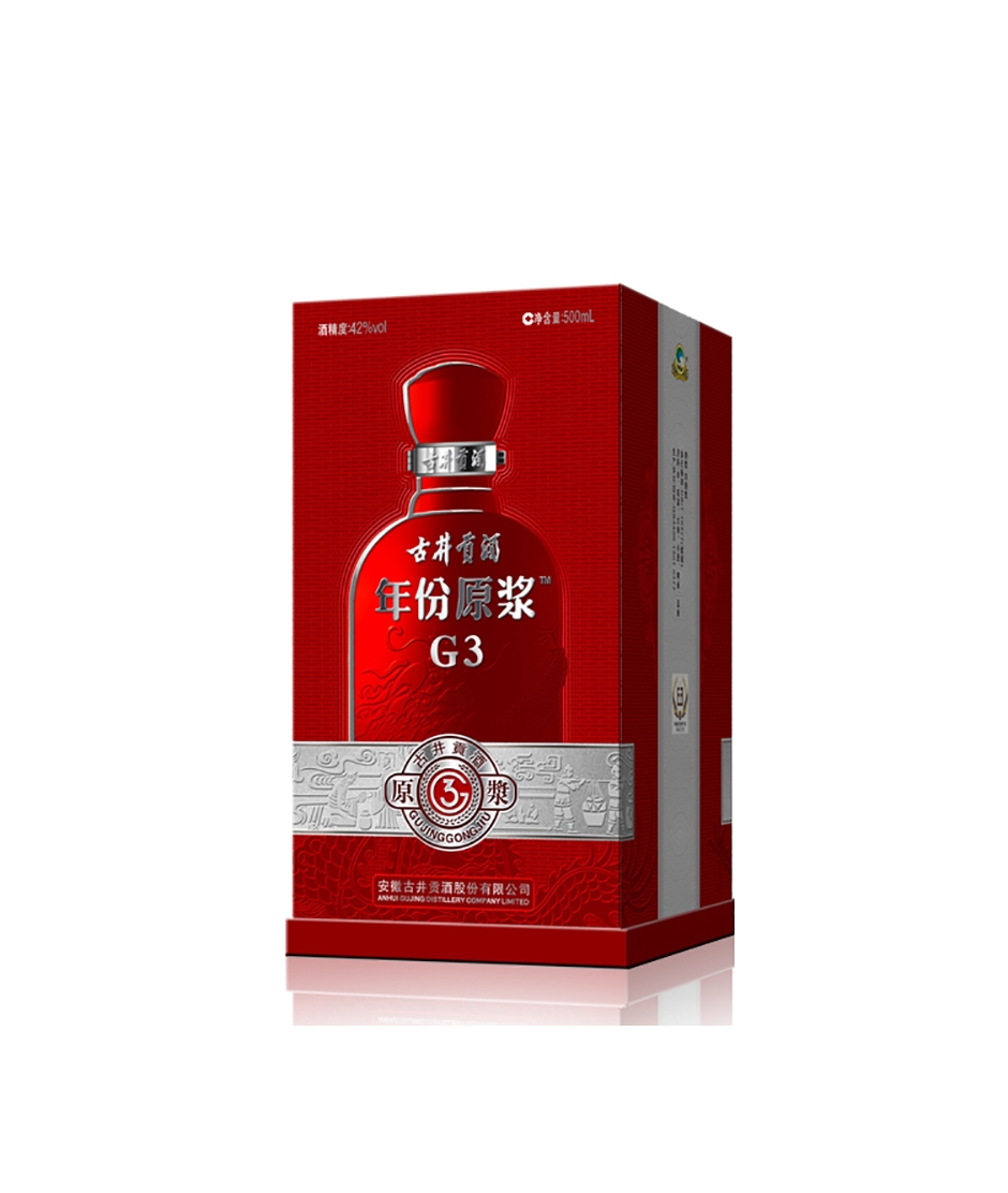 42度(g3)(lt)古井贡酒年份原浆500ml