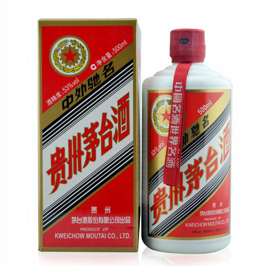 53度五星茅台500ml 单瓶 商品图0