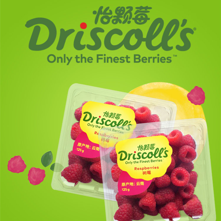 [有滋味 冷链配]driscoll"s怡颗莓红树莓仅售25元/盒