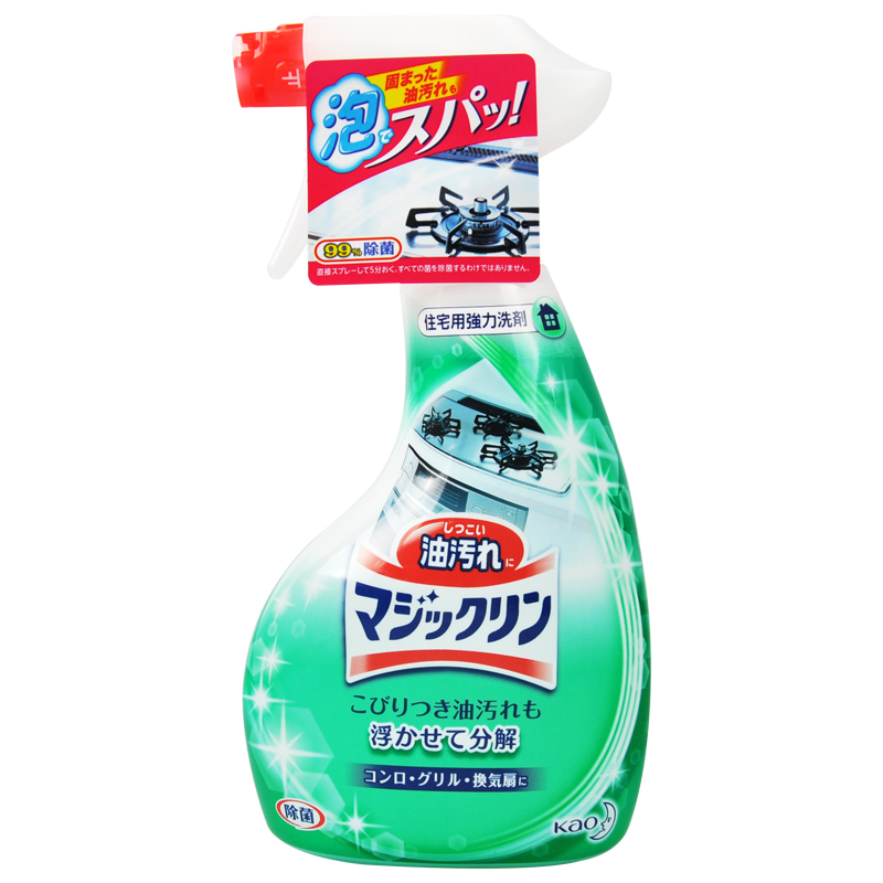 【海外直邮】KAO/花王 泡沫厨房重油污清洗剂油烟机清洁剂 400ml