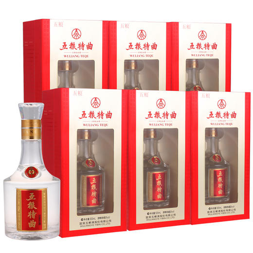 52度五粮特曲500ml×6（2016年老酒）整箱装 商品图1
